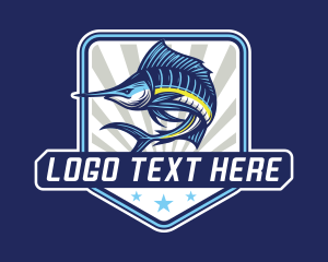 Aquatic - Marlin Aquatic Fishery logo design