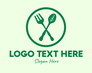 Healthy Food - Vegan Organic Resto logo design