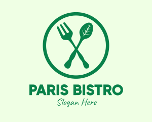 Vegan Organic Resto logo design