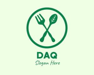 Meal - Vegan Organic Resto logo design