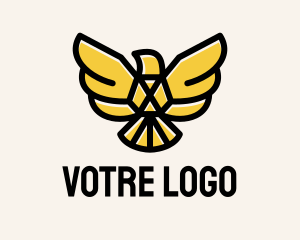 Bird Gold Eagle Logo