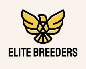 Bird Gold Eagle logo design