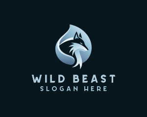 Wild Wolf Animal logo design