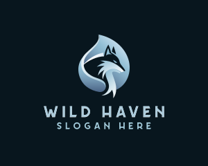 Wild Wolf Animal logo design