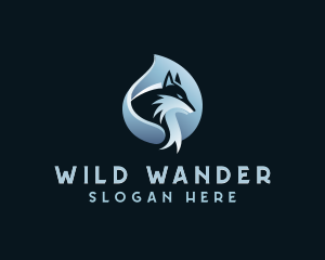 Wild Wolf Animal logo design