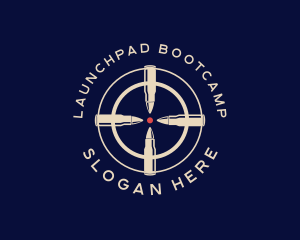 Bootcamp - Sniper Bullet Target Scope logo design