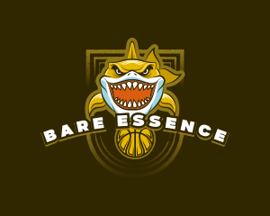 Basketball Varsity Shark logo design