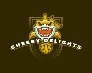 Basketball Varsity Shark logo design