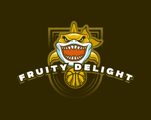 Basketball Varsity Shark logo design