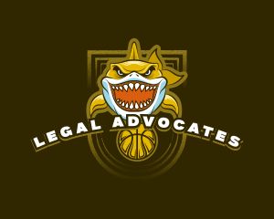 Basketball Varsity Shark logo design