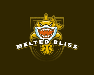 Basketball Varsity Shark logo design