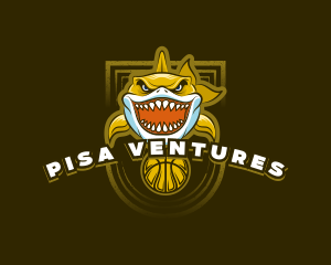 Basketball Varsity Shark logo design