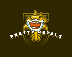 Basketball Varsity Shark logo design