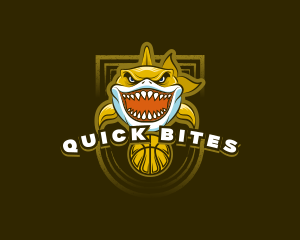 Basketball Varsity Shark logo design