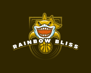 Basketball Varsity Shark logo design