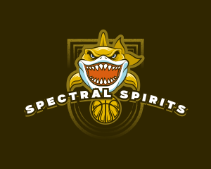 Basketball Varsity Shark logo design