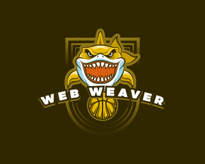 Basketball Varsity Shark logo design