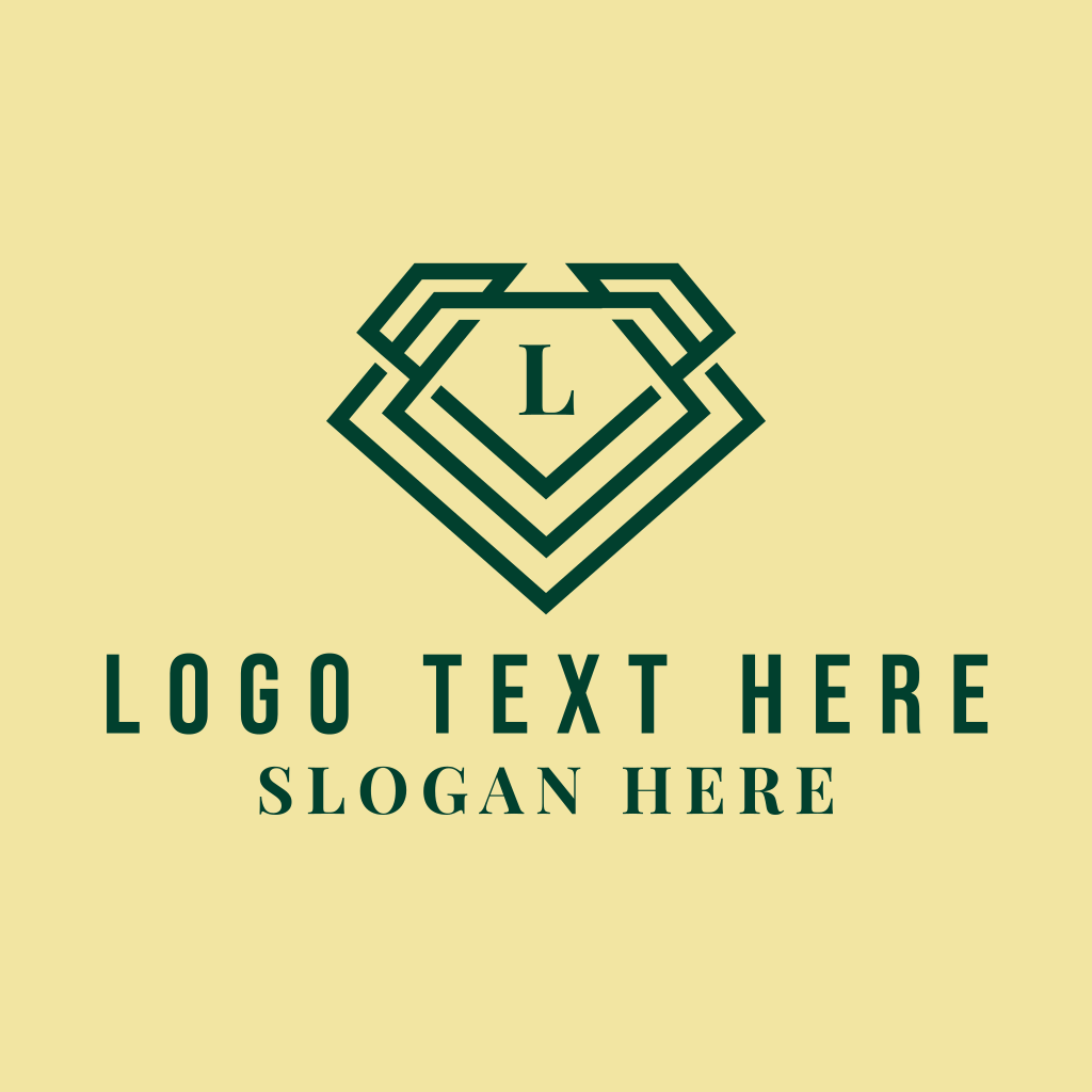 Green Diamond Lettermark Logo | BrandCrowd Logo Maker