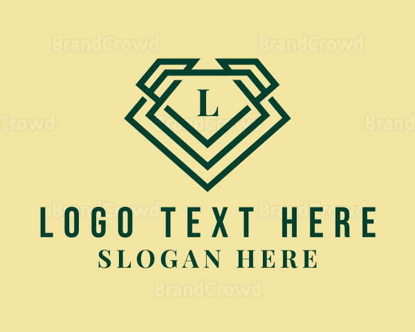 Green Diamond Lettermark Logo | BrandCrowd Logo Maker