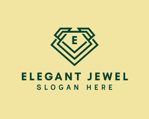 Diamond Gem Jeweler logo design