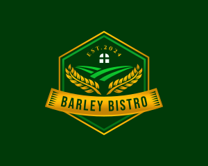 Barley - Wheat Grain Agriculture logo design