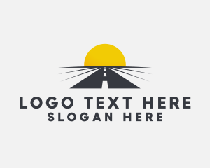 Freeway - Highway Travel Road logo design