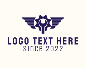 Cogwheel - Industrial Mechanic Handyman logo design