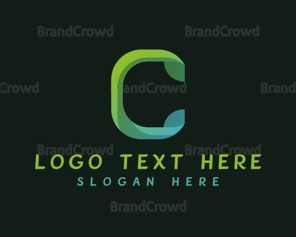 Gradient Company Letter C Logo