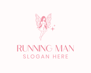 Plastic Surgery - Pink Fairy Woman logo design