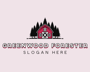 Forest Barn Ranch logo design