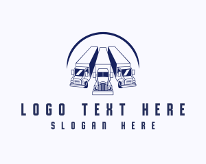 Fleet - Truck Logistics Cargo logo design