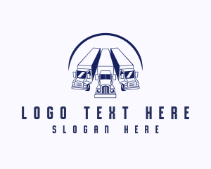 Truck Logistics Cargo Logo