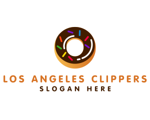 Donut - Donut Pastry Letter O logo design