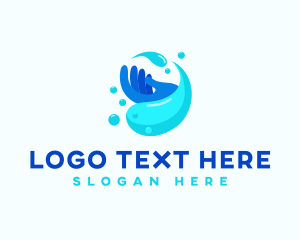 Oil - Clean Hand Wash Sanitation logo design