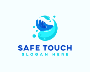 Clean Hand Wash Sanitation logo design