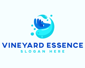 Clean Hand Wash Sanitation logo design