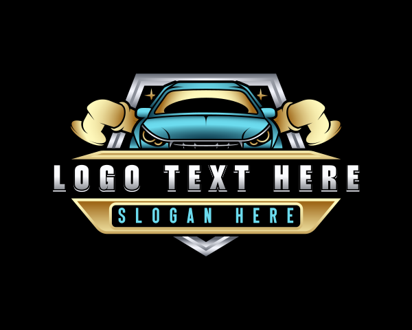 Sedan - Car Polish Detailing logo design