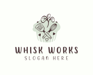 Spatula Whisk Patisserie logo design