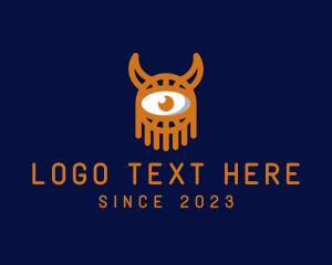 Horns - Basketball Eye Demon logo design