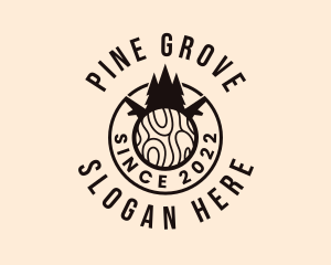 Pine Tree Woodworking  logo design