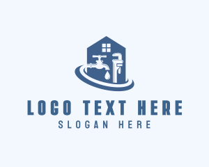 Pipe Wrench Faucet Plumber Logo