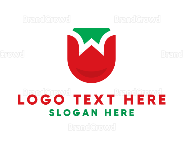 Strawberry Fruit Farm Logo