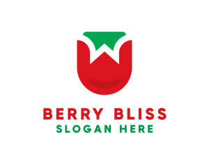 Strawberry - Strawberry Fruit Farm logo design