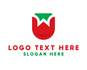 Plum - Strawberry Fruit Farm logo design