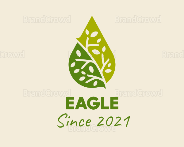 Green Organic Oil Logo