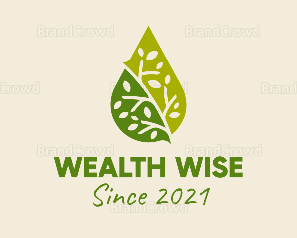 Green Organic Oil Logo