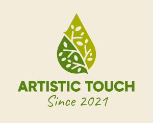 Green Organic Oil  logo design