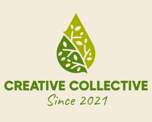 Green Organic Oil  logo design