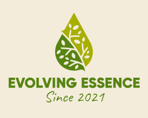 Green Organic Oil  logo design