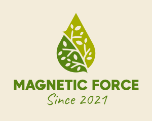 Green Organic Oil  logo design